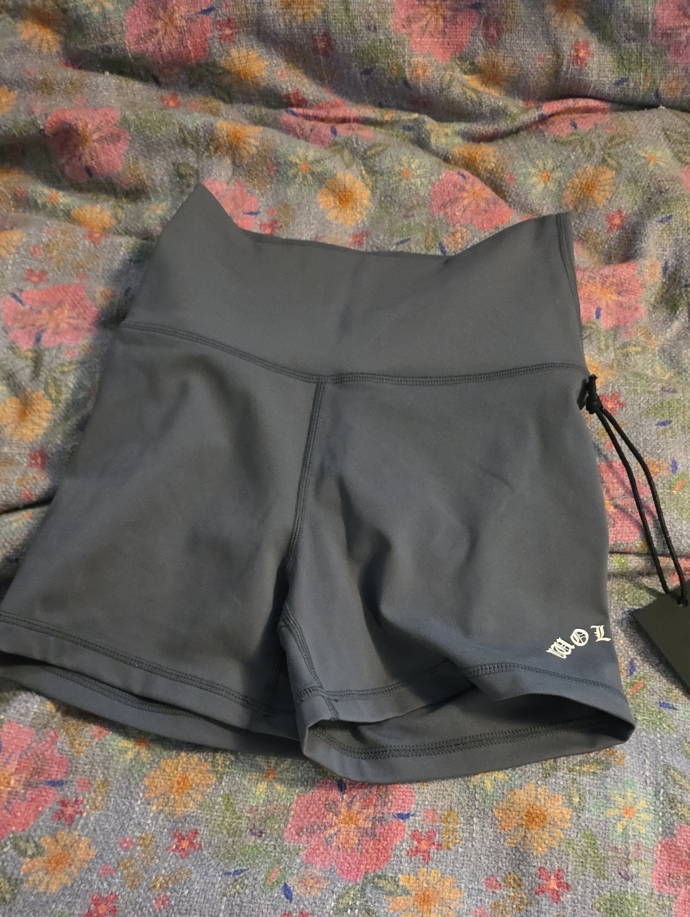 Darc Sport Women’s Athletic High-Waist Shorts - Charcoal Gray